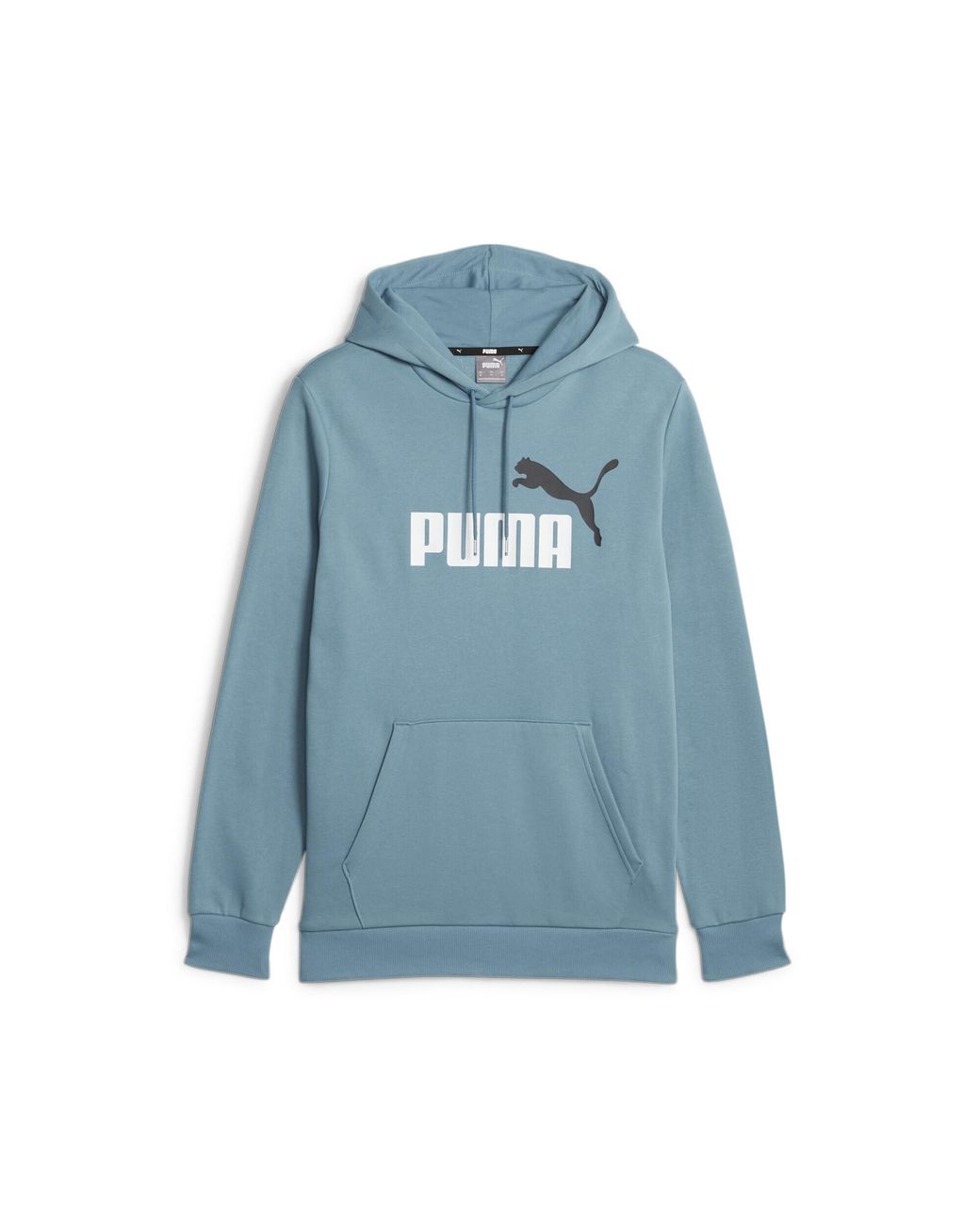 PUMA Essentials+ Two-Tone Big Logo Hoodie in Blau für Herren | Lyst DE