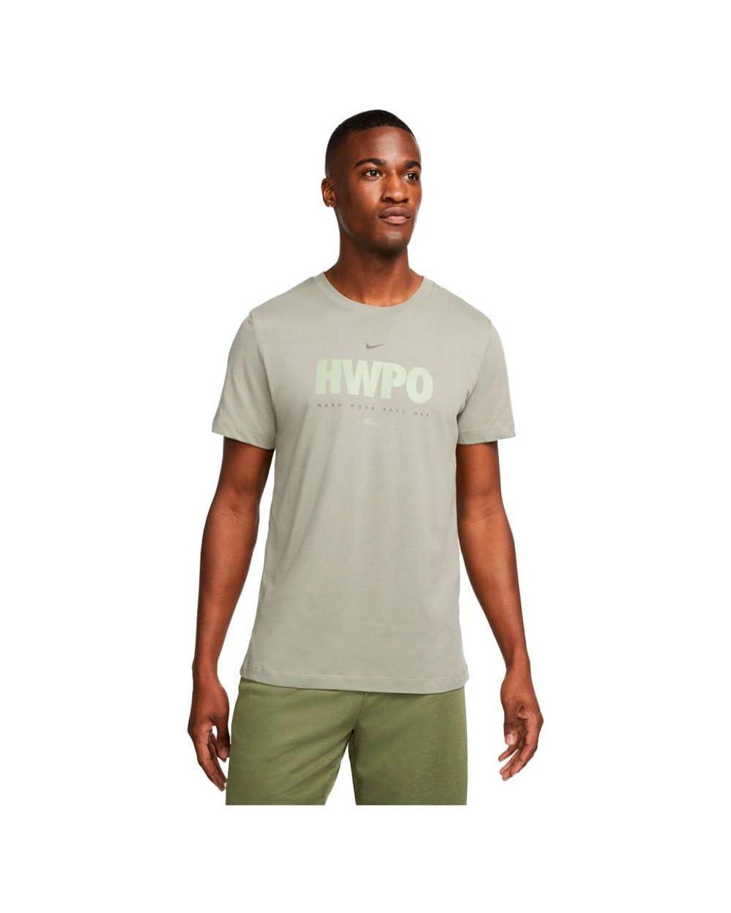 Nike Dri Fit Hwpo Short Sleeve T shirt 3xl Green for Men Lyst UK