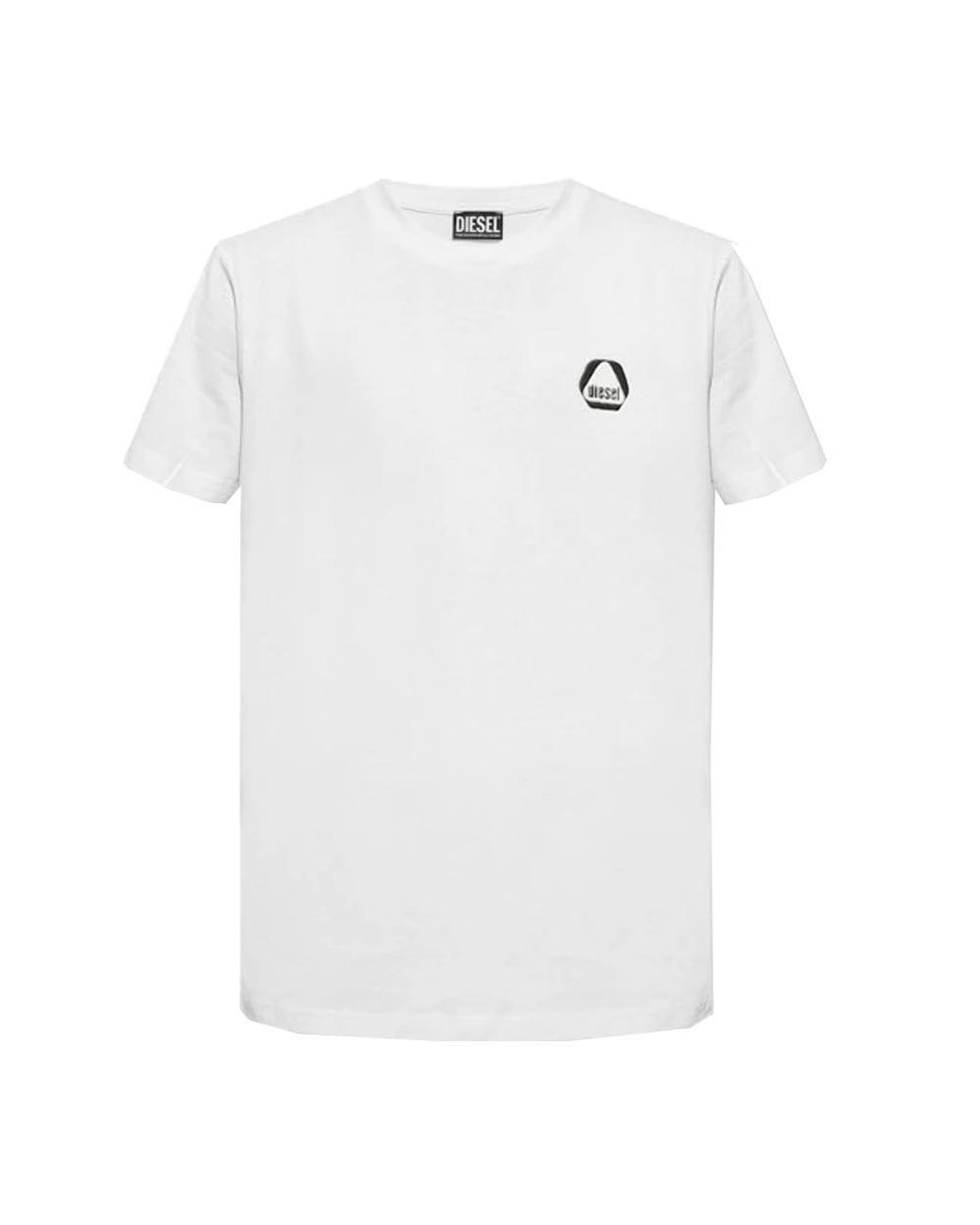T-shirt Diesel Femme Livy Manches Courtes, Teint En Vêtement, Rouge Délavé, Taille XL
