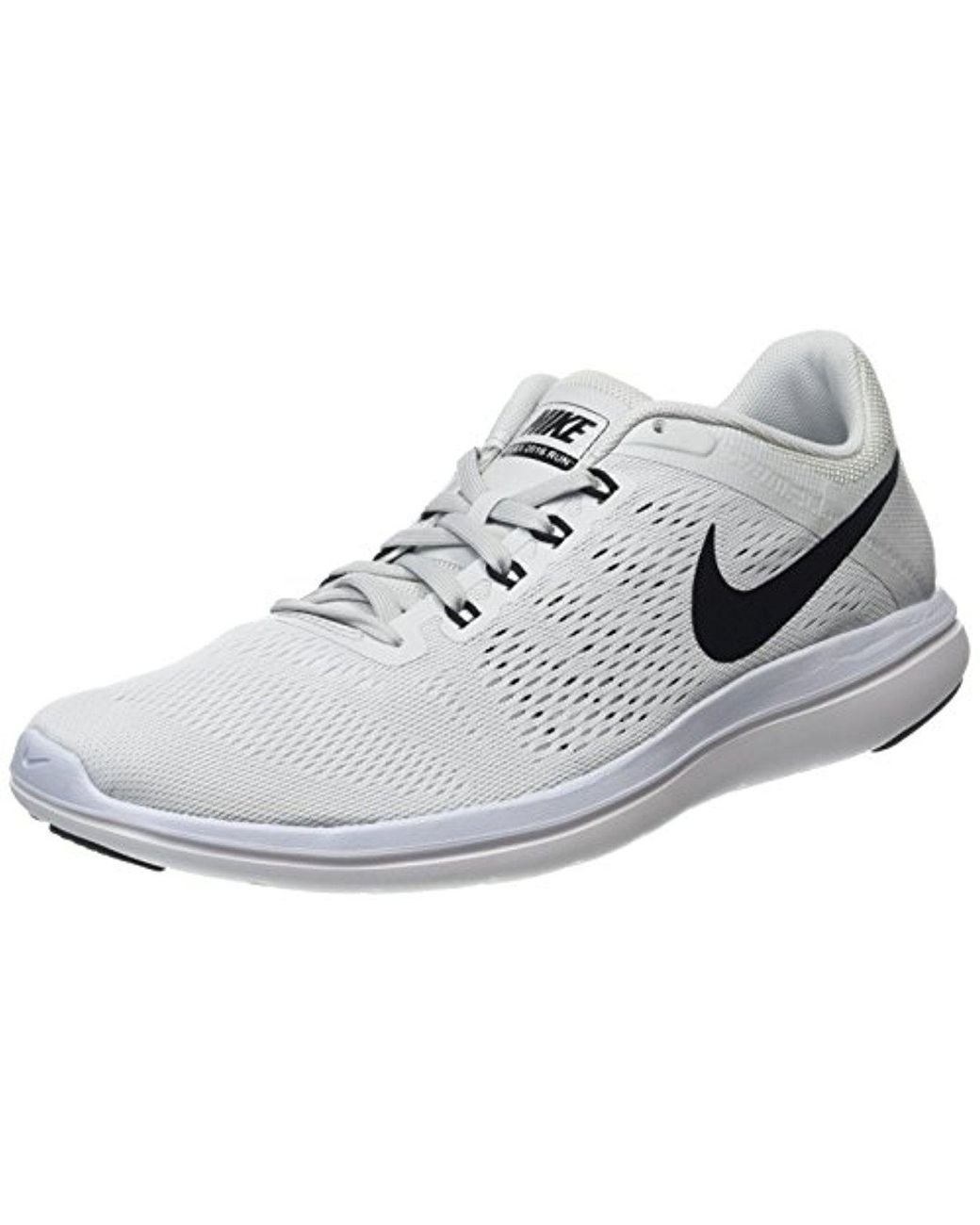 Nike Flex Rn Running Shoes in White | Lyst