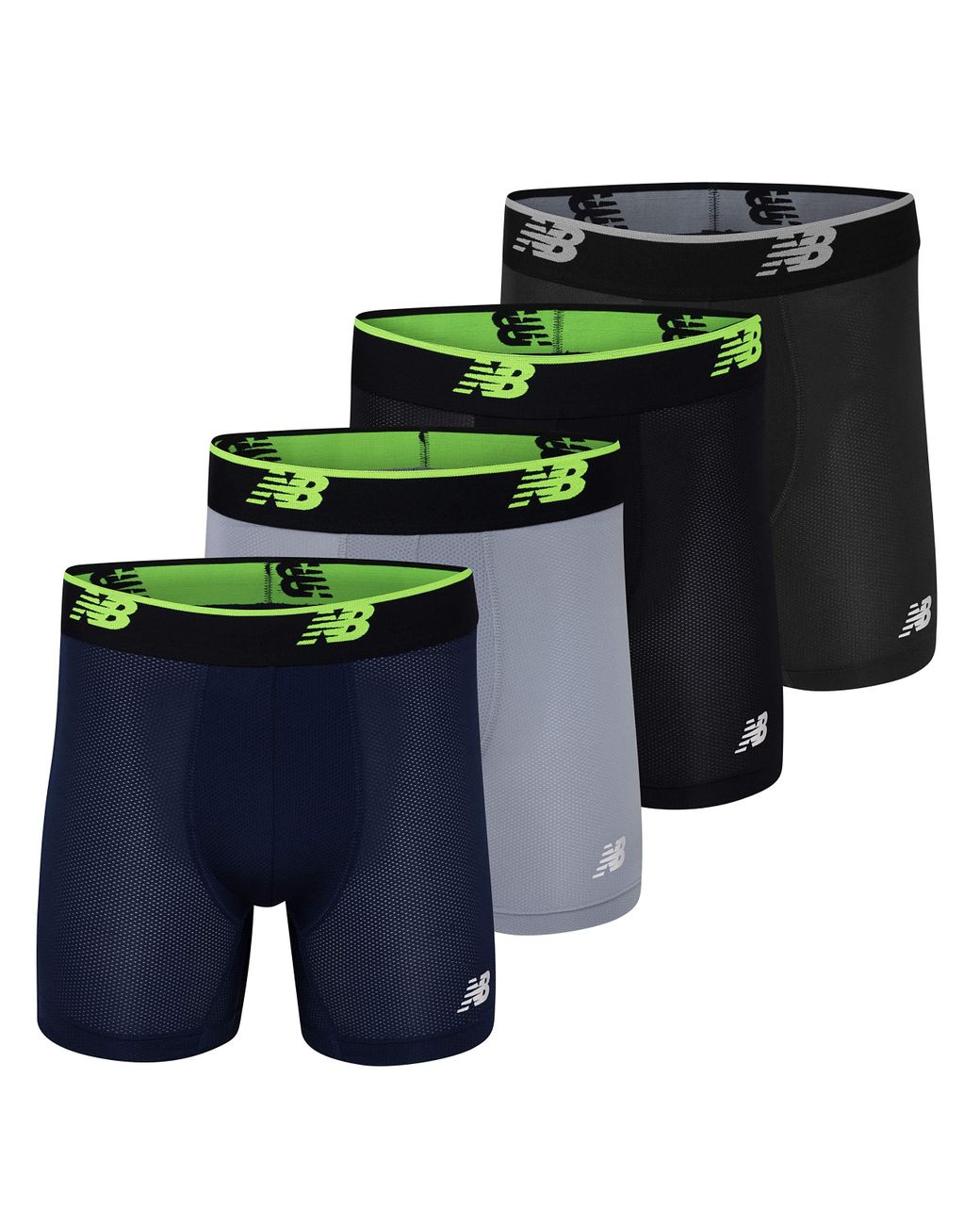 New Balance Mesh 5" With Fly Boxer Brief in Green for Men Lyst