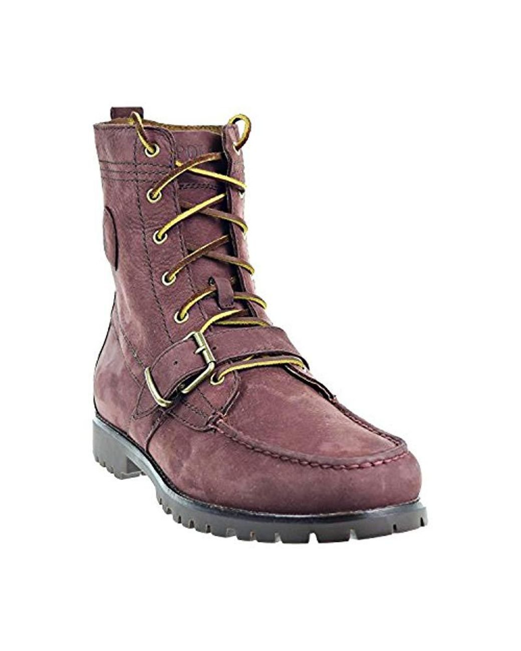 Burgundy polo boots 2025