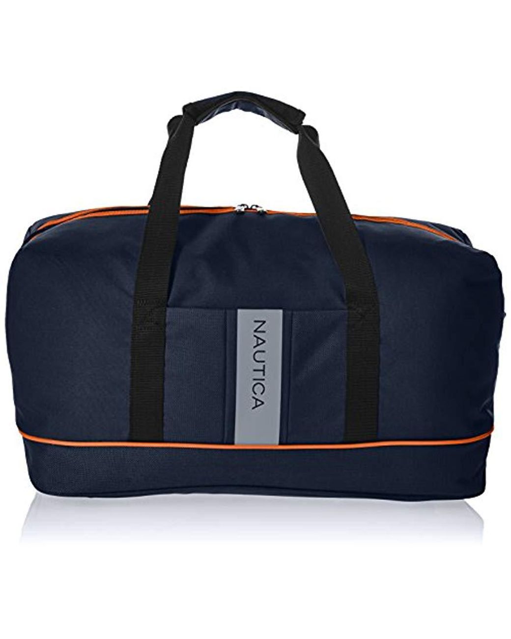 Nautica Synthetic Travel Carry Duffle Bag in Navy/Orange (Blue) Lyst