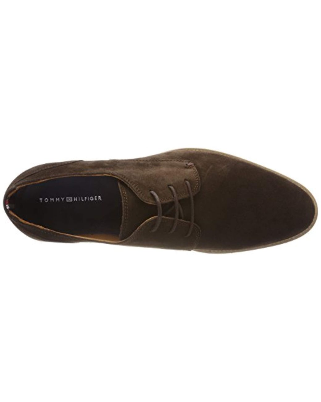 Tommy Hilfiger Essential Suede Lace Up Derby Oxfords, Brown (coffee Bean  212), Uk for Men | Lyst UK