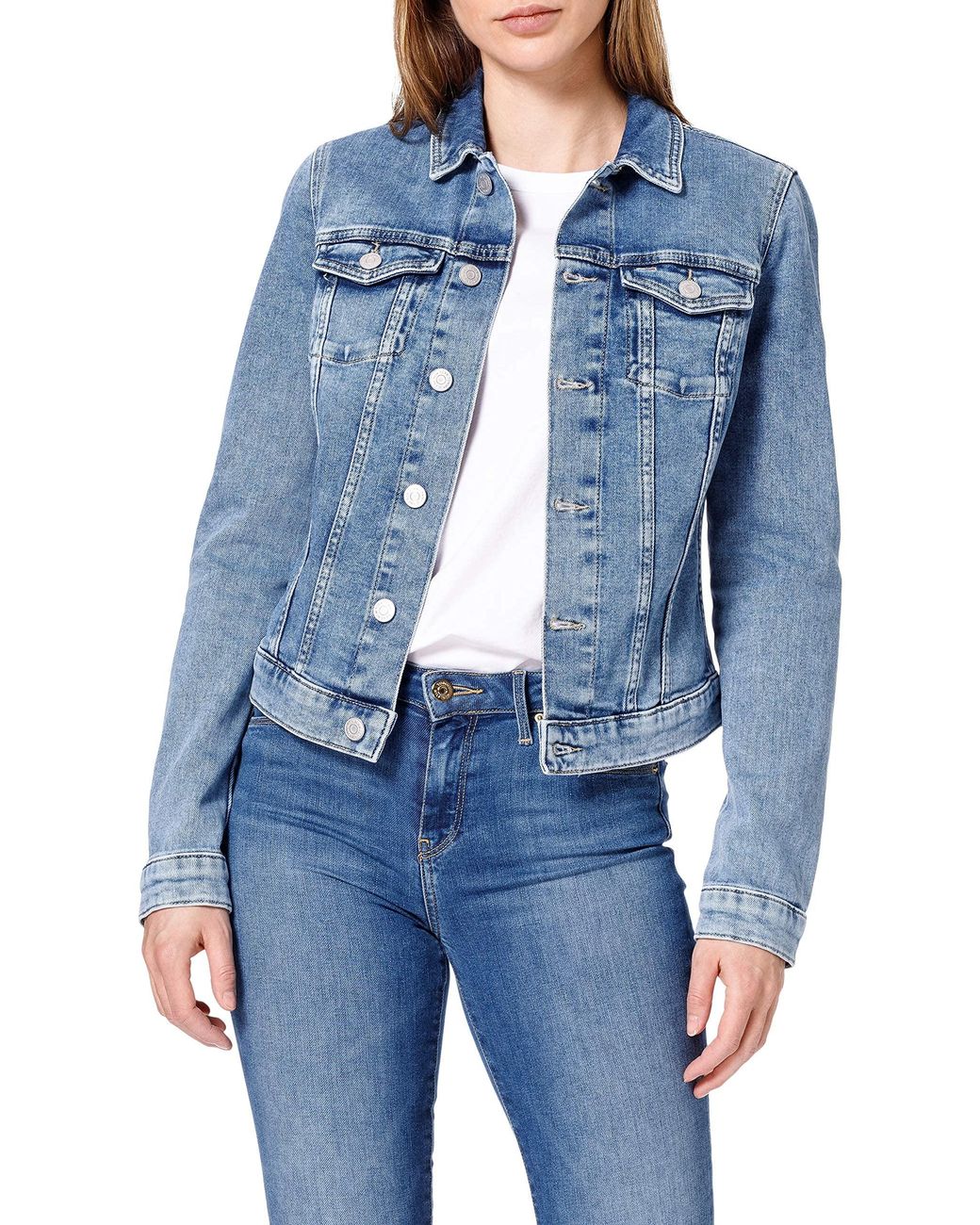 Blue Tommy Hilfiger Jeansjacke Trucker Faded Denim Trucker Jacket