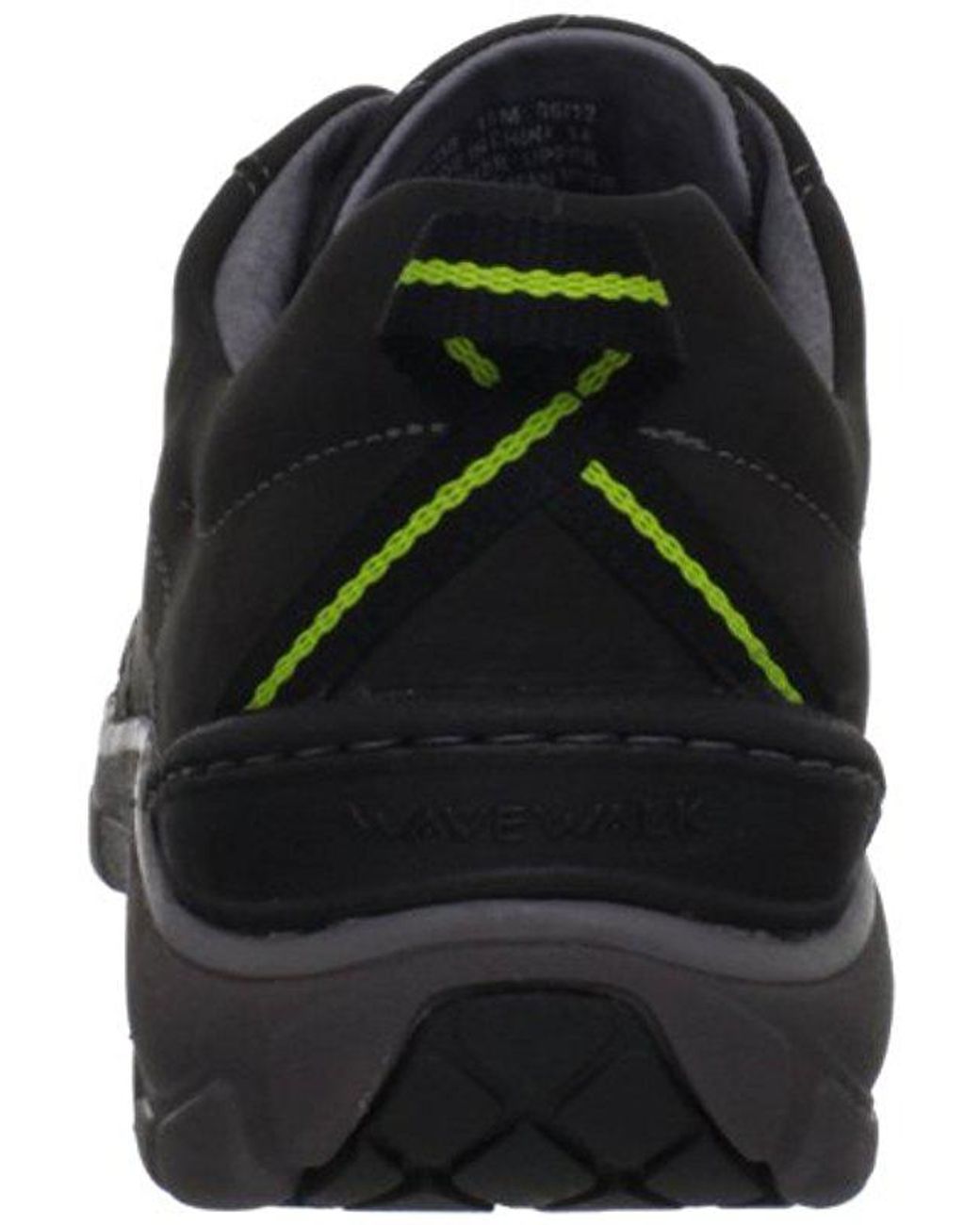 Clarks Leather Wave Trek Sneaker in Black Leather (Black) | Lyst