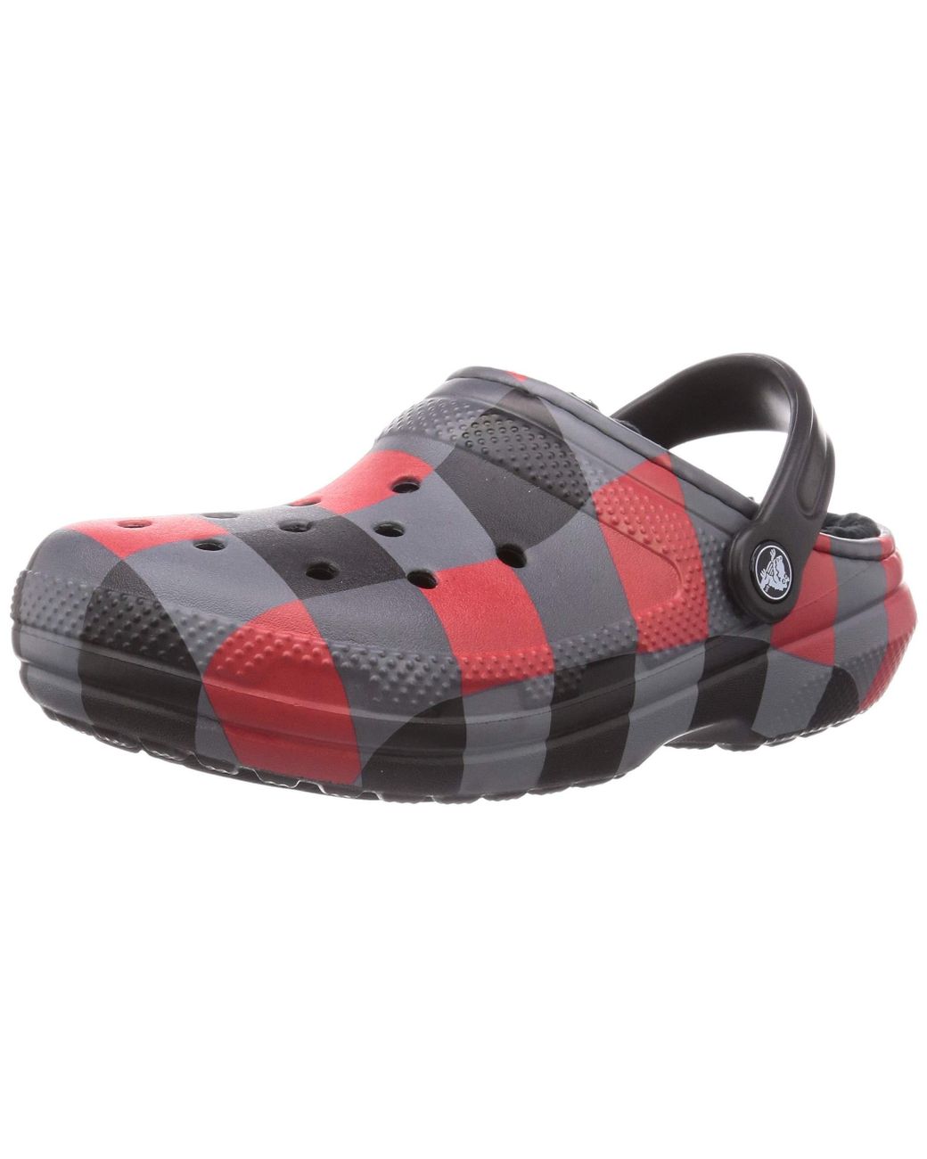 Crocs™ Classic Buffalo Plaid Lined Clog in Red Lyst