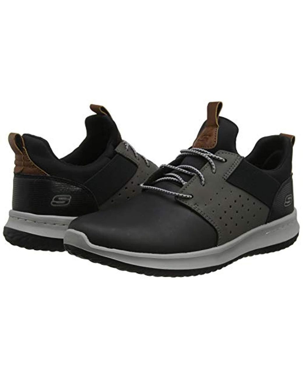 Skechers Delson Axton Trainers in Black for Men | Lyst UK