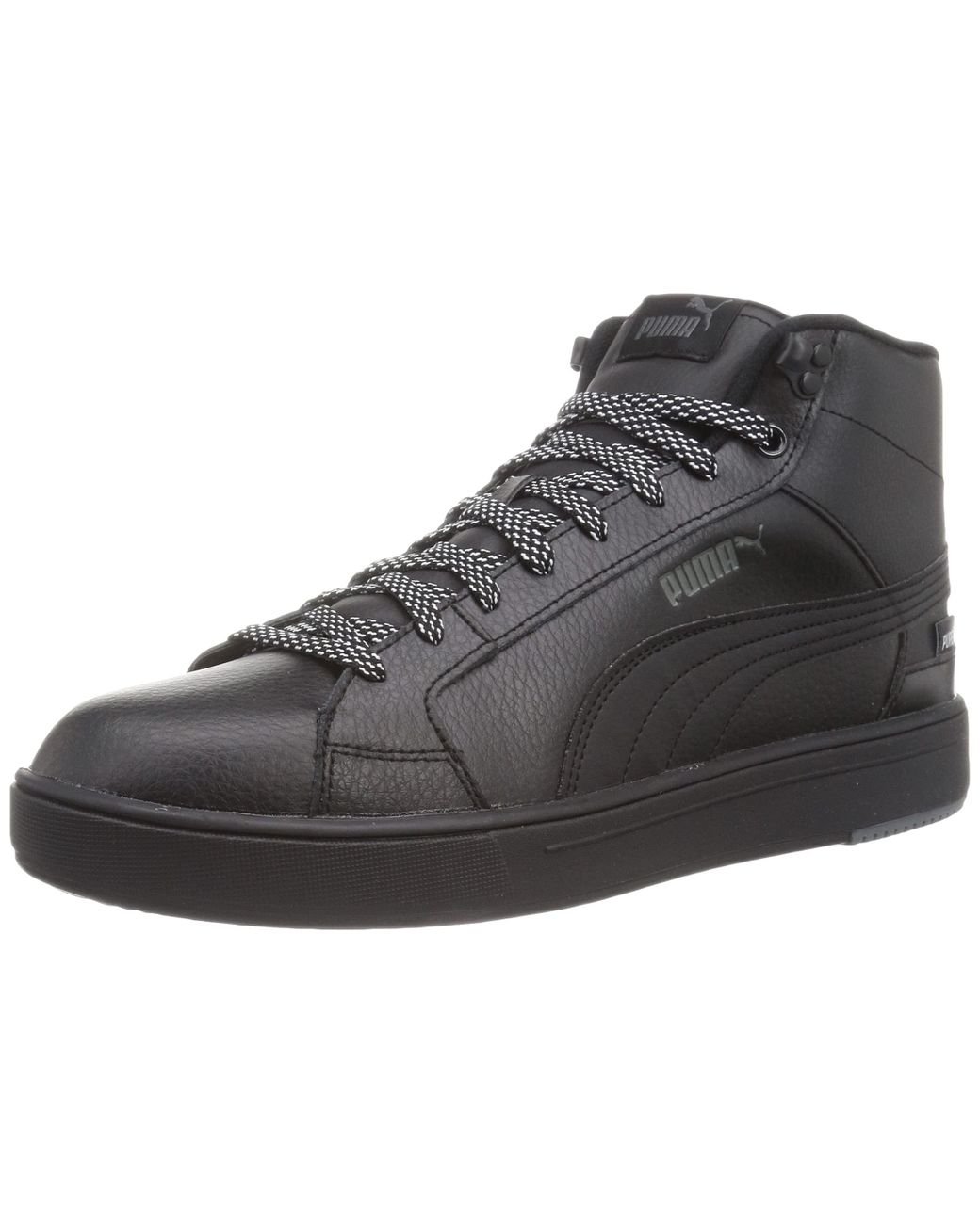 puma black high top