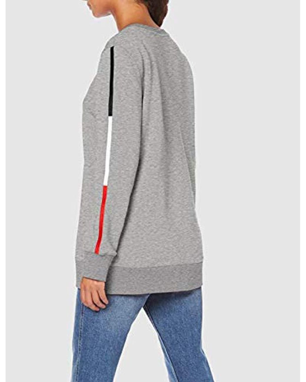 Tommy Hilfiger TH Essential Charlot C-nk LS Sudadera para Mujer