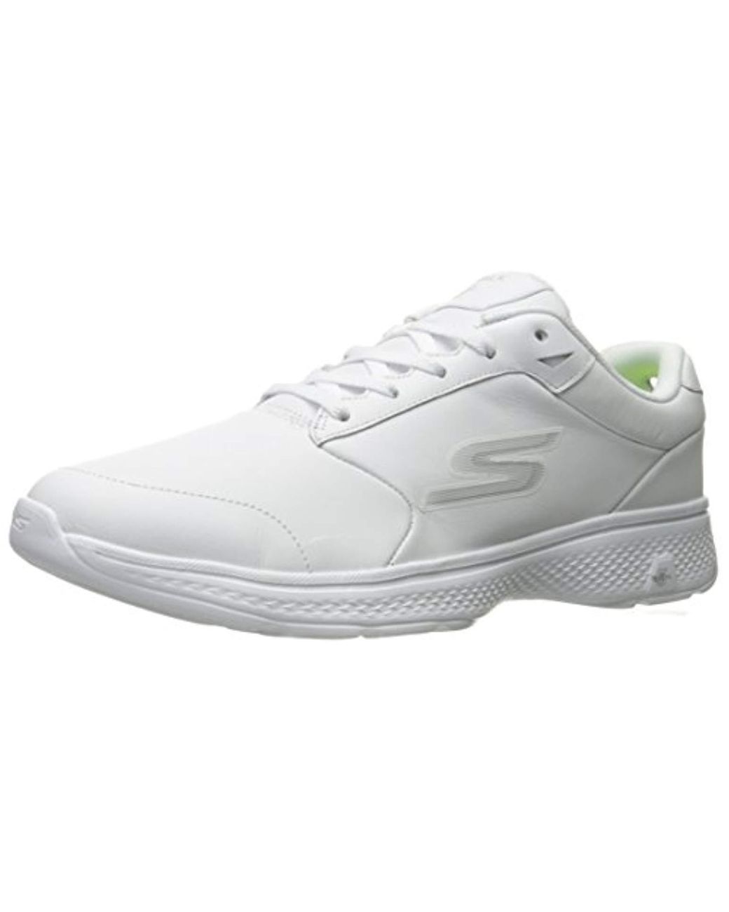 Skechers Performance Go Walk 4 Complete Leather Walking Shoe in White for  Men | Lyst