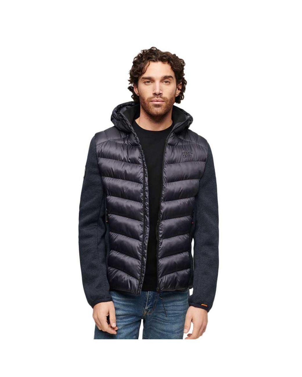 Superdry Storm Hybrid Jacket 3xl Black in Blue for Men Lyst UK