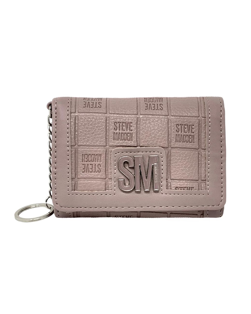 Steve Madden Brue Trifold Wallet With Keychain in Brown | Lyst UK