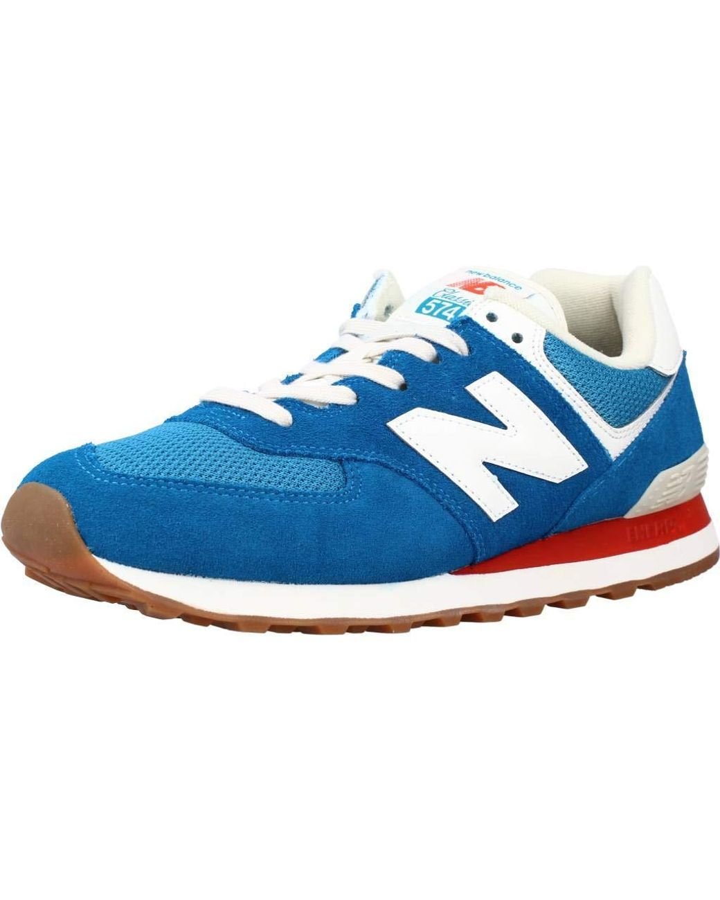 New Balance 574 S Blue/red Trainers-uk 10 / Eu 44.5 for Men - Lyst