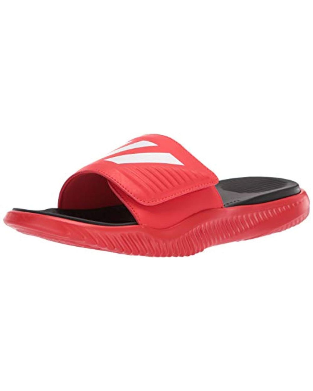 adidas Alphabounce Slide in Red for Men 