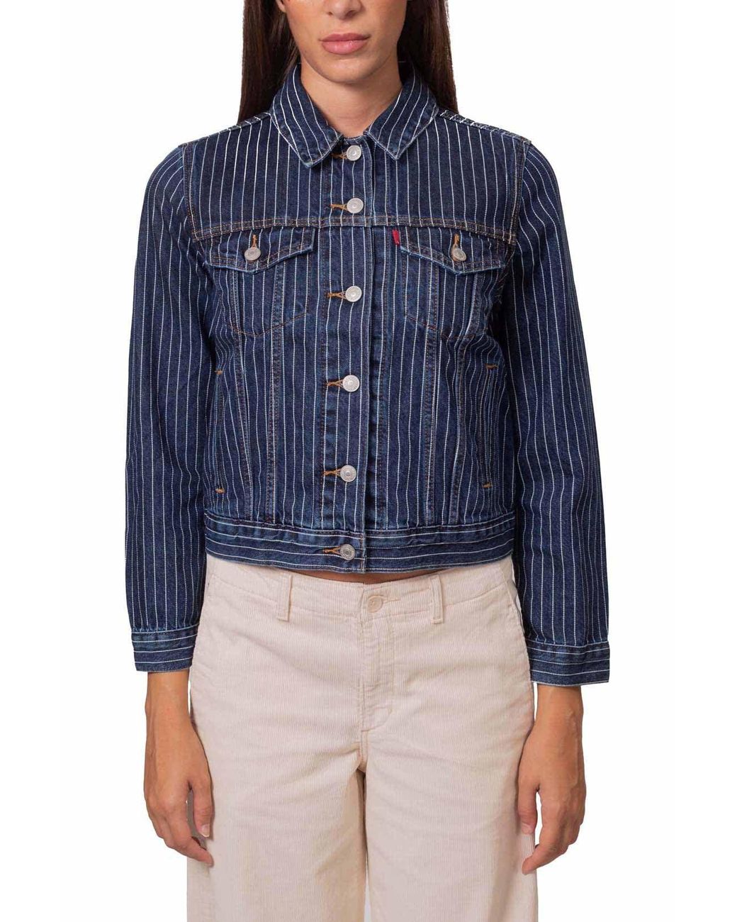 Levi's Veste Jean FoncÃ© Femme Veste En Jean Vintage Levi's