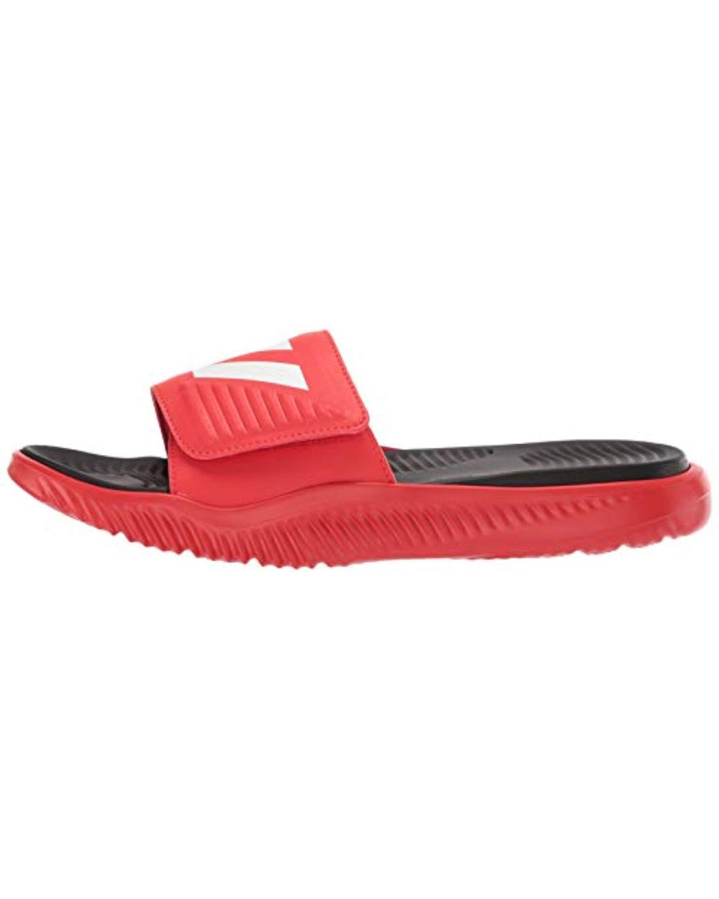 adidas Alphabounce Slide in Red for Men 