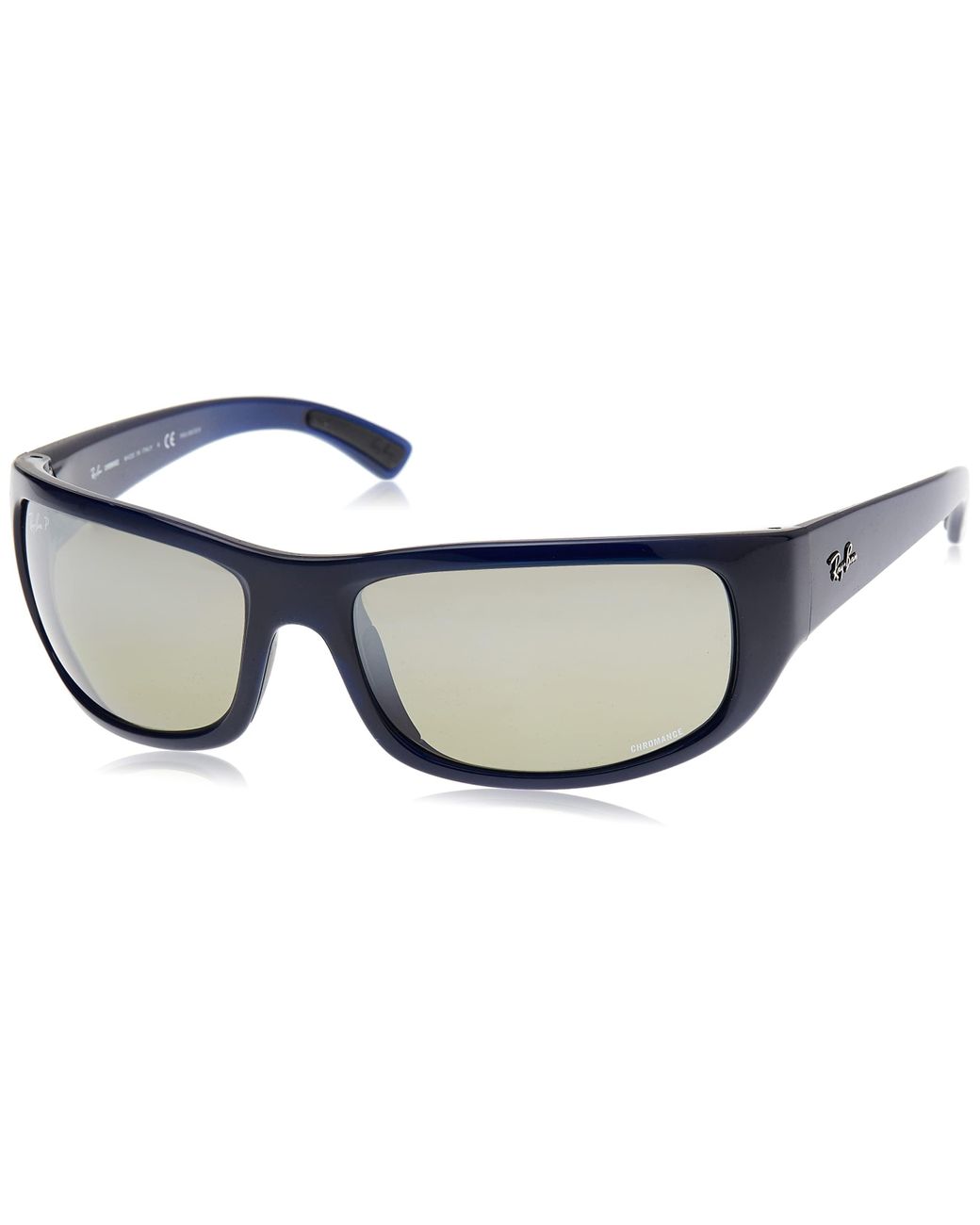 Ray-Ban Rb4283ch Chromance Rectangular Sunglasses in Black for Men | Lyst