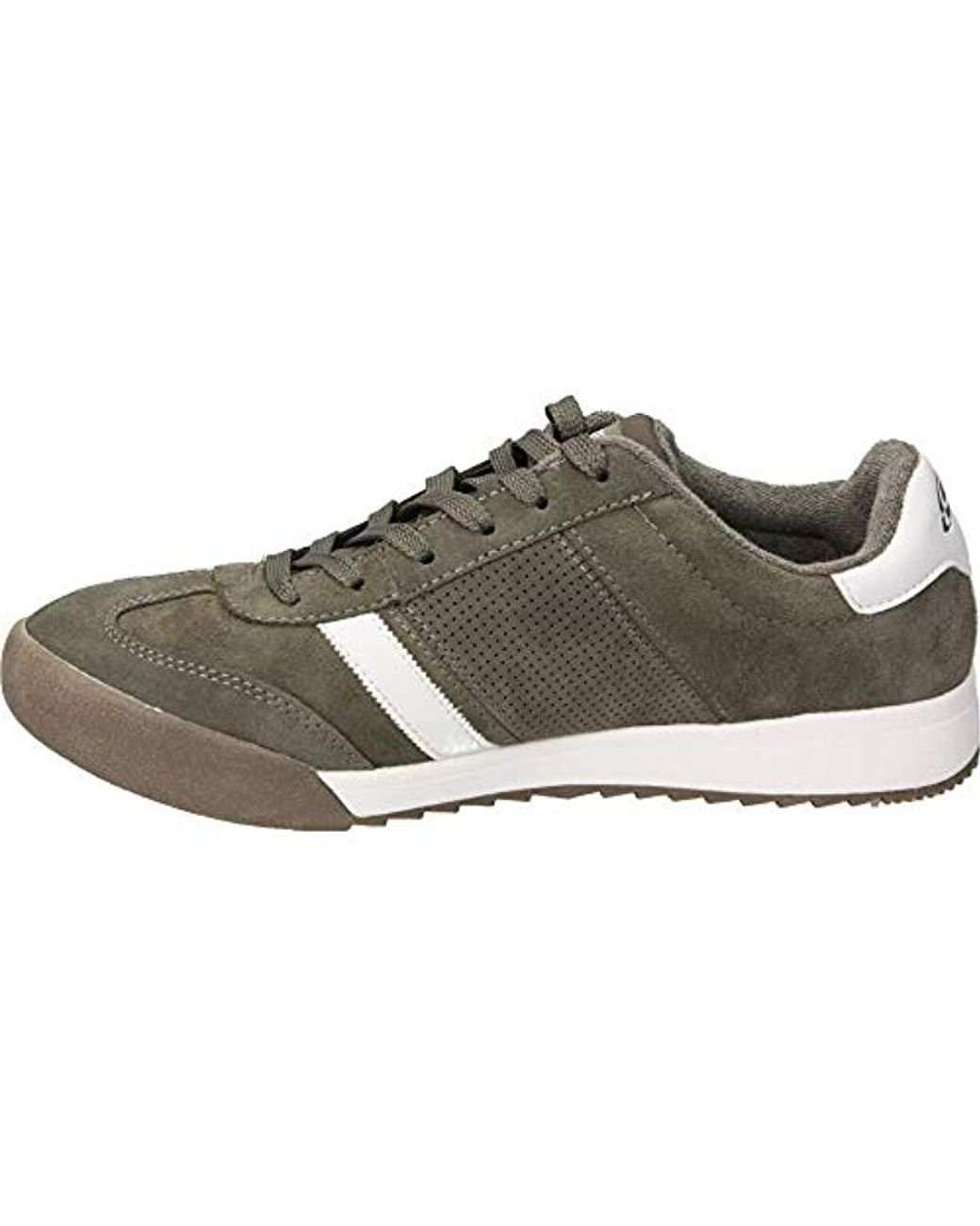 skechers lace up hombre olive