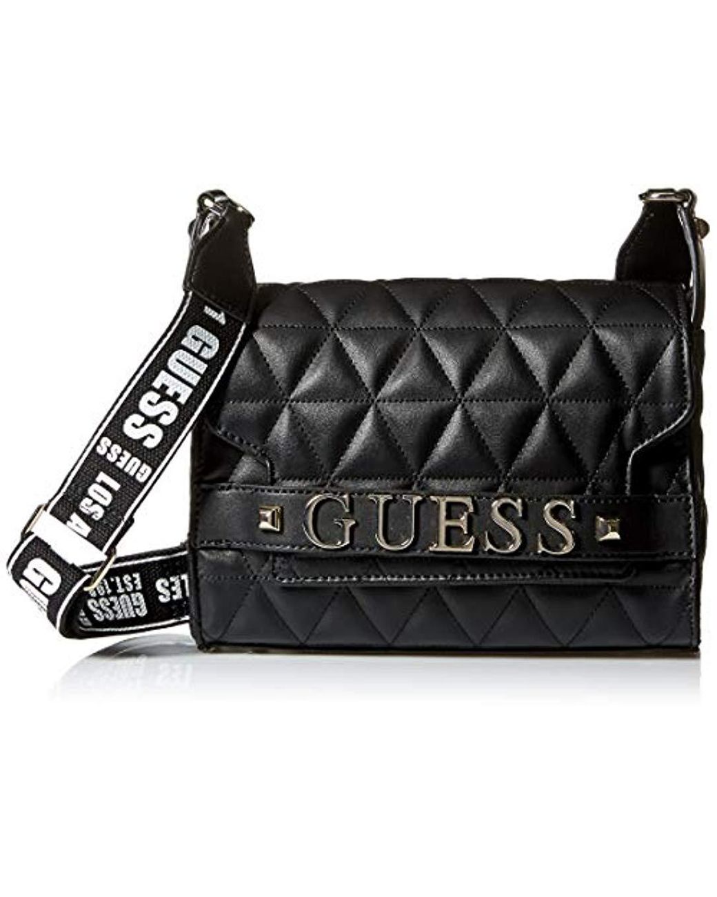 Laiken Sac à bandoulière Guess en coloris Noir | Lyst