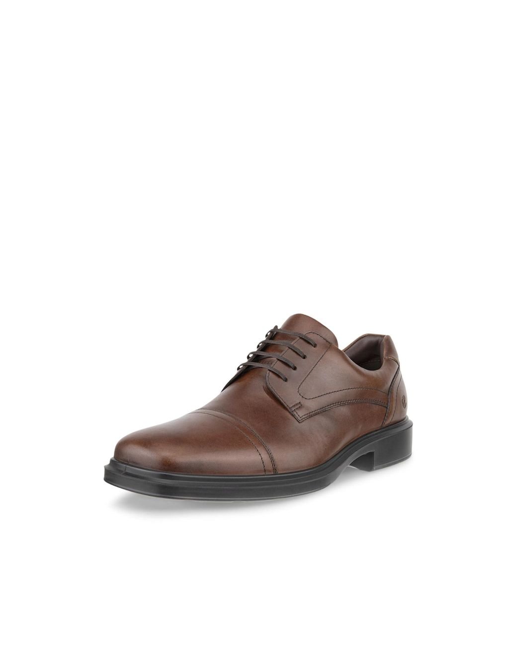 Ecco Helsinki Cap Toe Tie Oxford (Potting Soil) Lace Up Wing