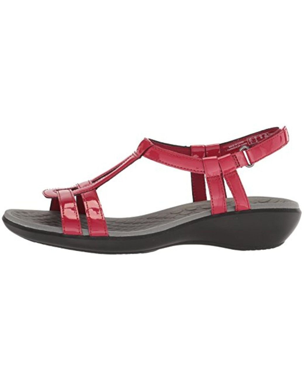 Clarks Sonar Aster Sandal in Red | Lyst