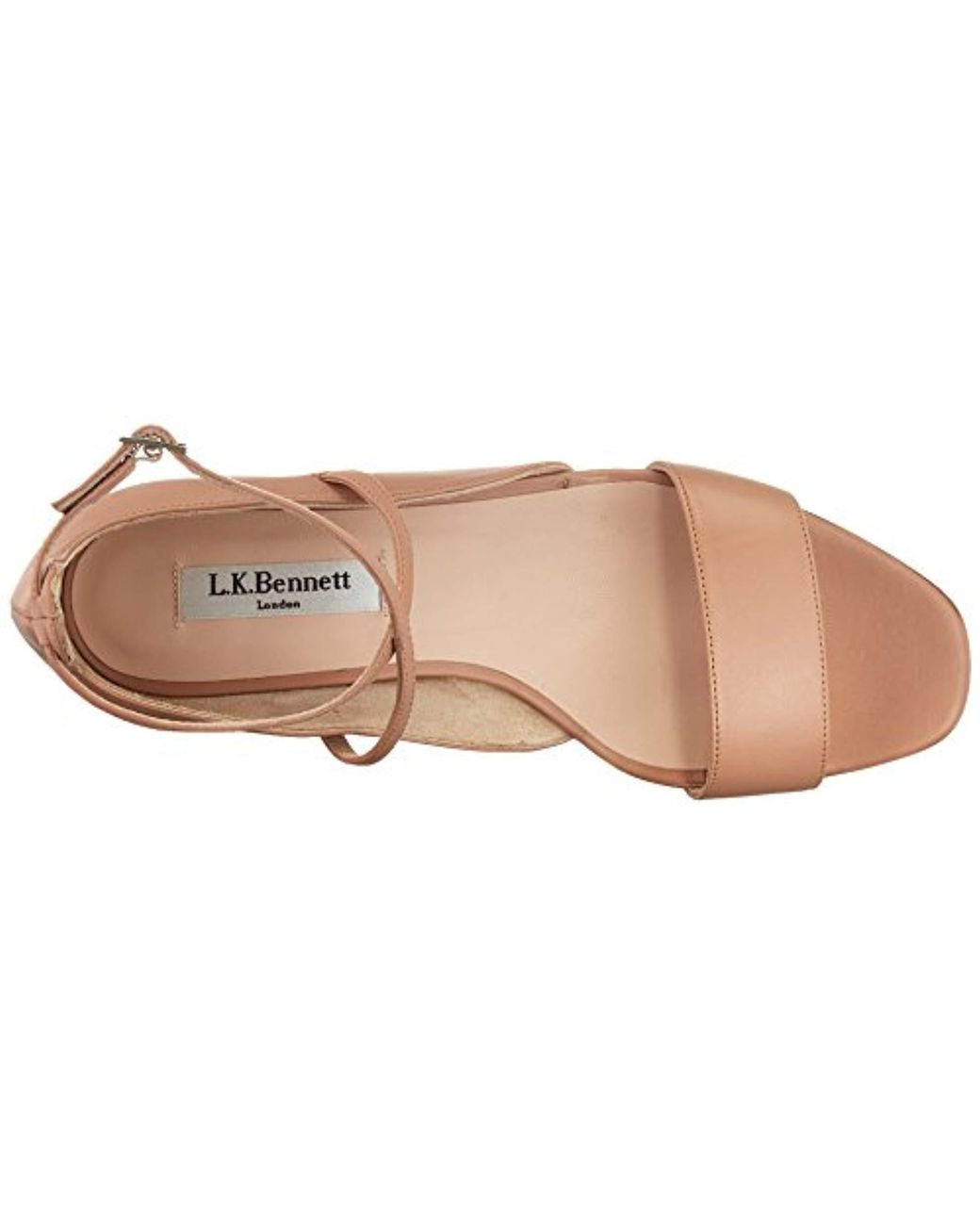 LK Bennett Dina-nap Dress Sandal in Natural | Lyst UK