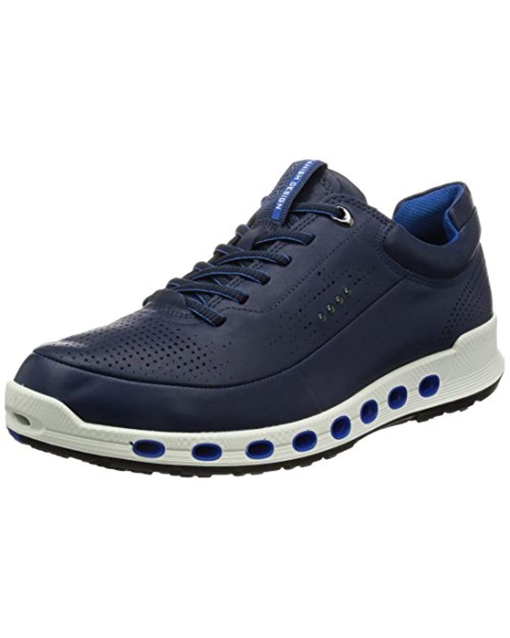 Ecco Cool 2.0 Leather Gore tex Fashion Sneaker in Blue for Men Lyst UK