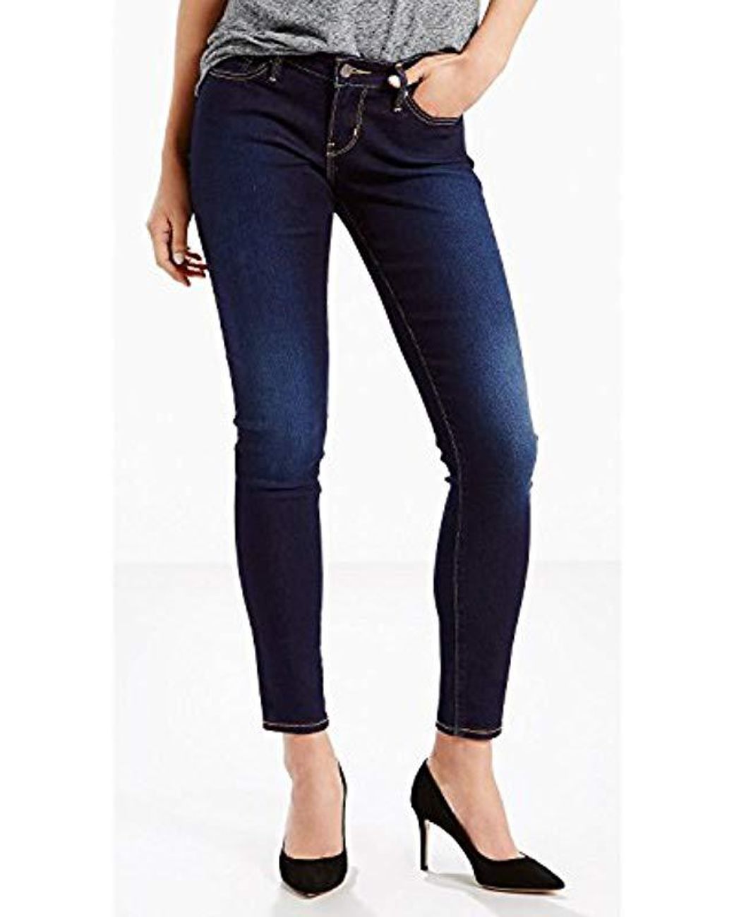 Levi's 811 Curvy Skinny Jean in Blue | Lyst