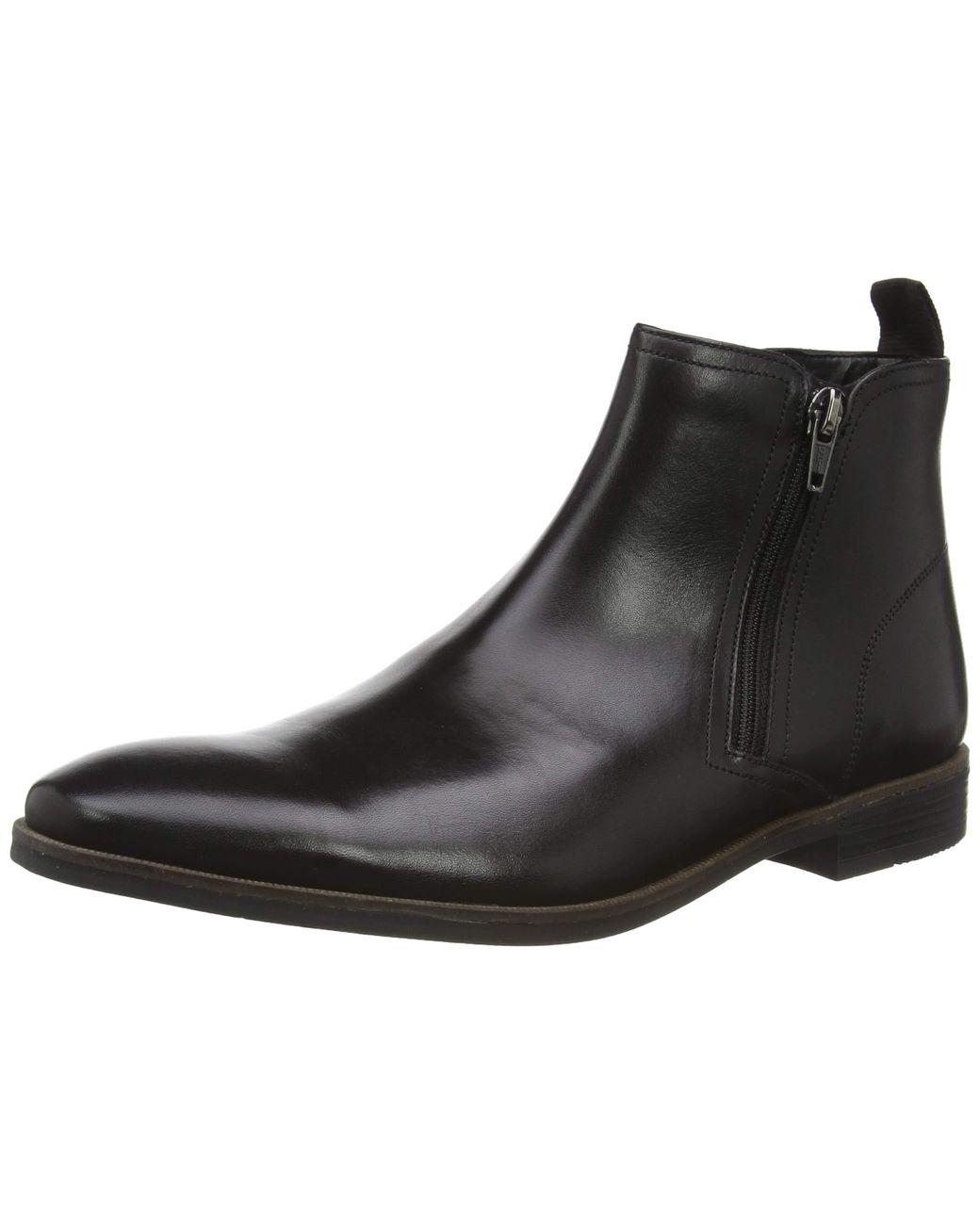 Clarks Stanford Zip in Black for Men Lyst UK