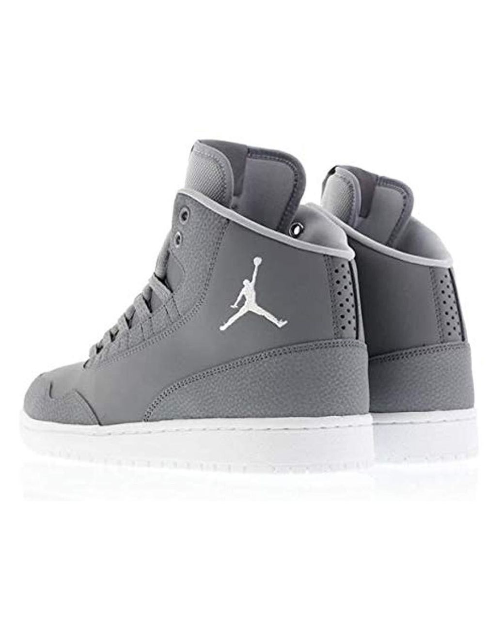 Nike Leder Herren Jordan Executive Turnschuhe in Grau für Herren | Lyst DE