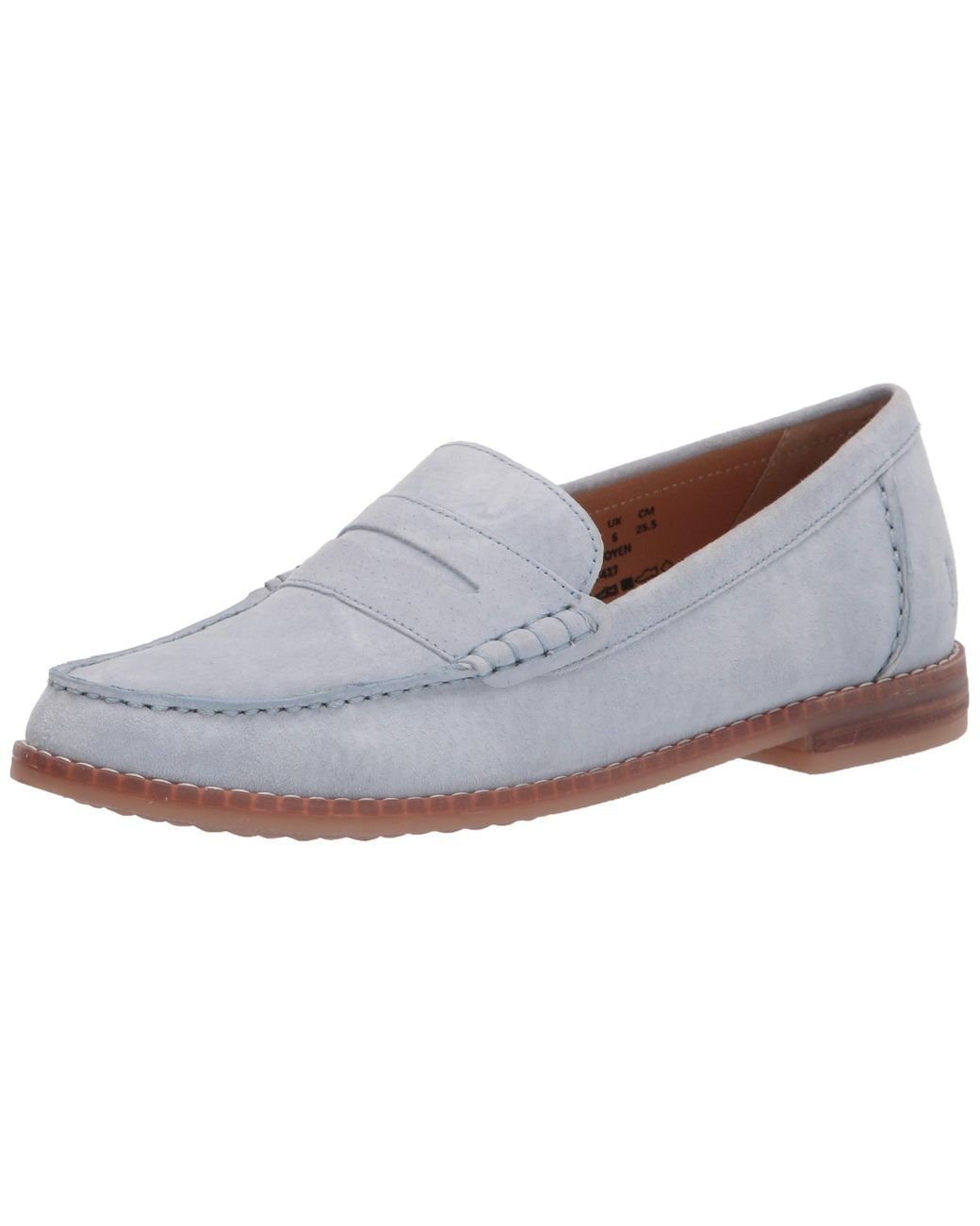 Hush Puppies Suede Womens Wren Loafer in Blue - Save 21% - Lyst