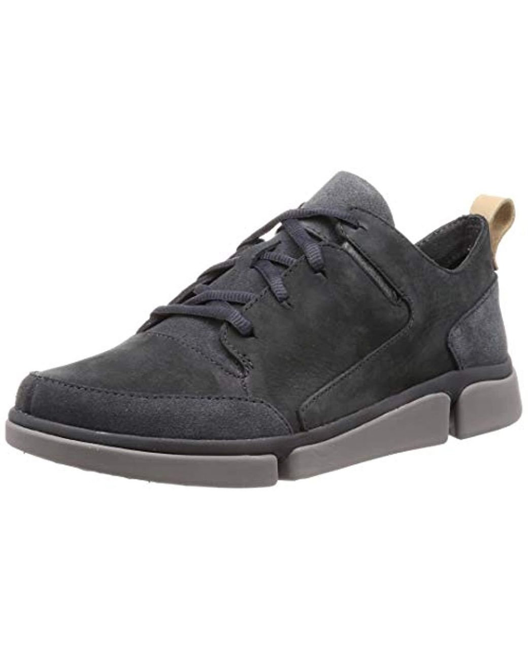 Clarks Tri Verve Lace Nubuck Shoes In in Grey for Men | Lyst UK