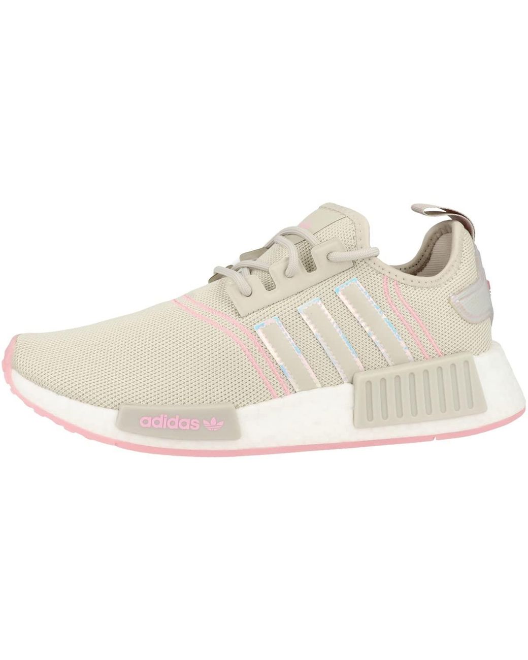 Adidas nmd r1 trainers shop core black white clear pink