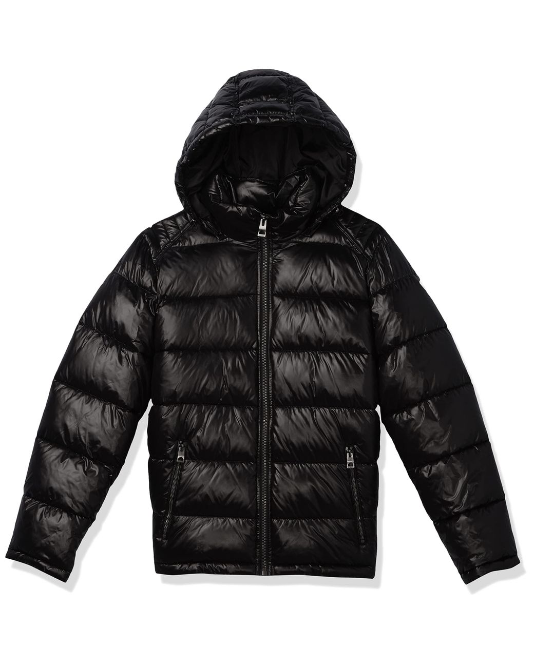 Guess Mens Mid-weight Puffer Jacket With Removable Hood Down Alternative  Coat in Black for Men - Save 63% | Lyst