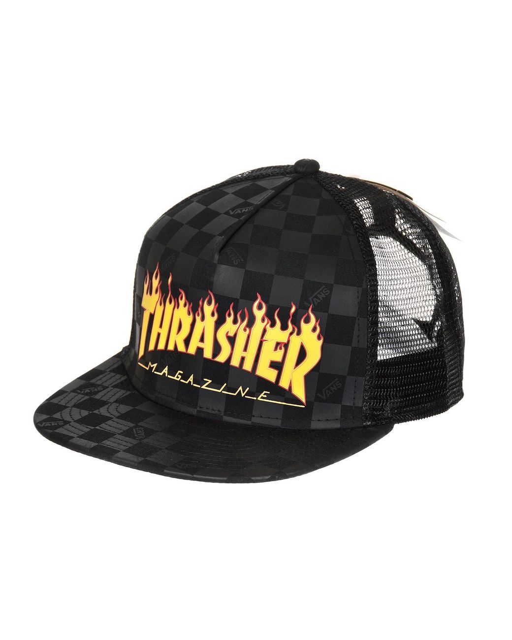 vans x thrasher trucker hat