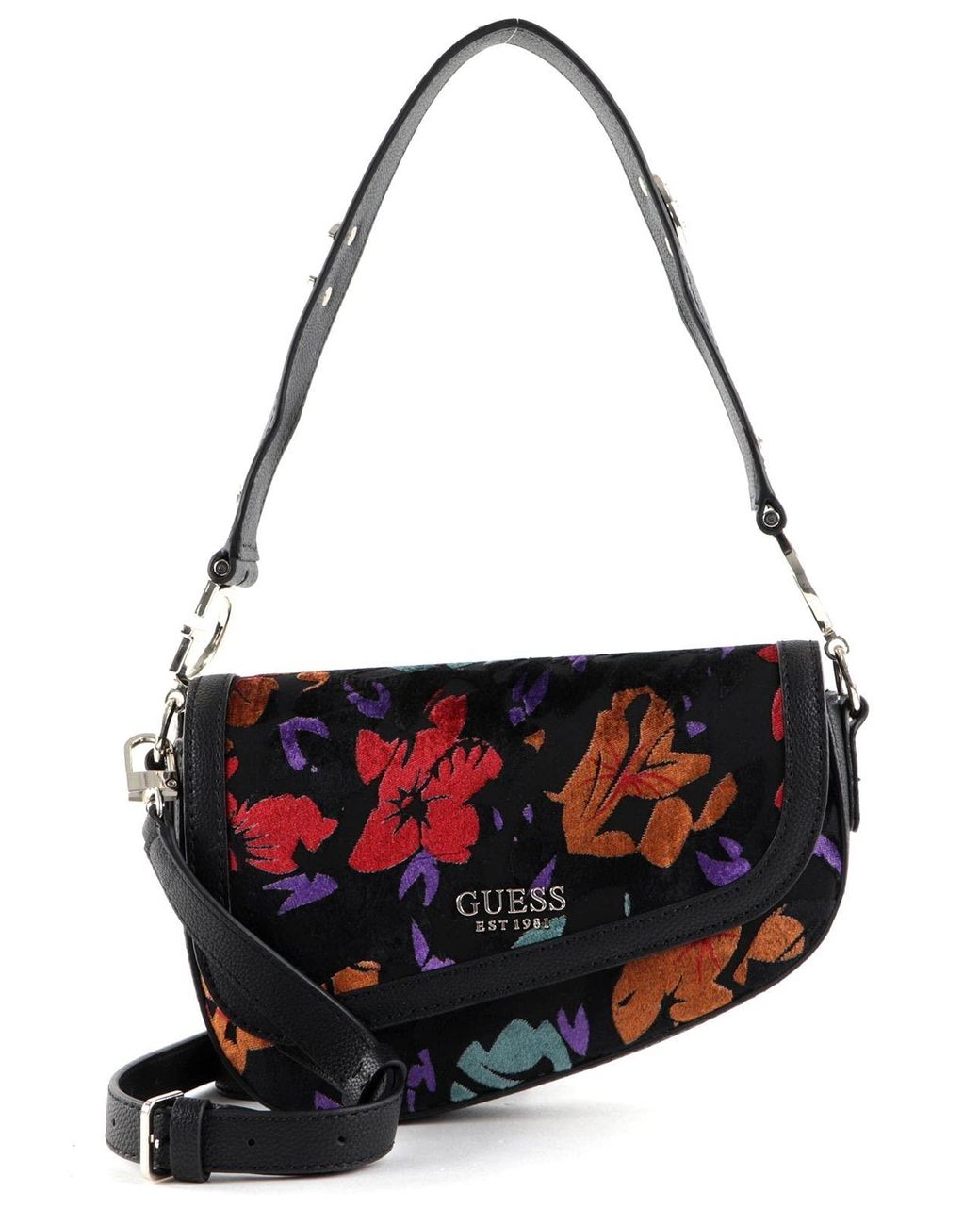 G Dream Shoulder Bag Floral Multi Guess en coloris Rouge | Lyst