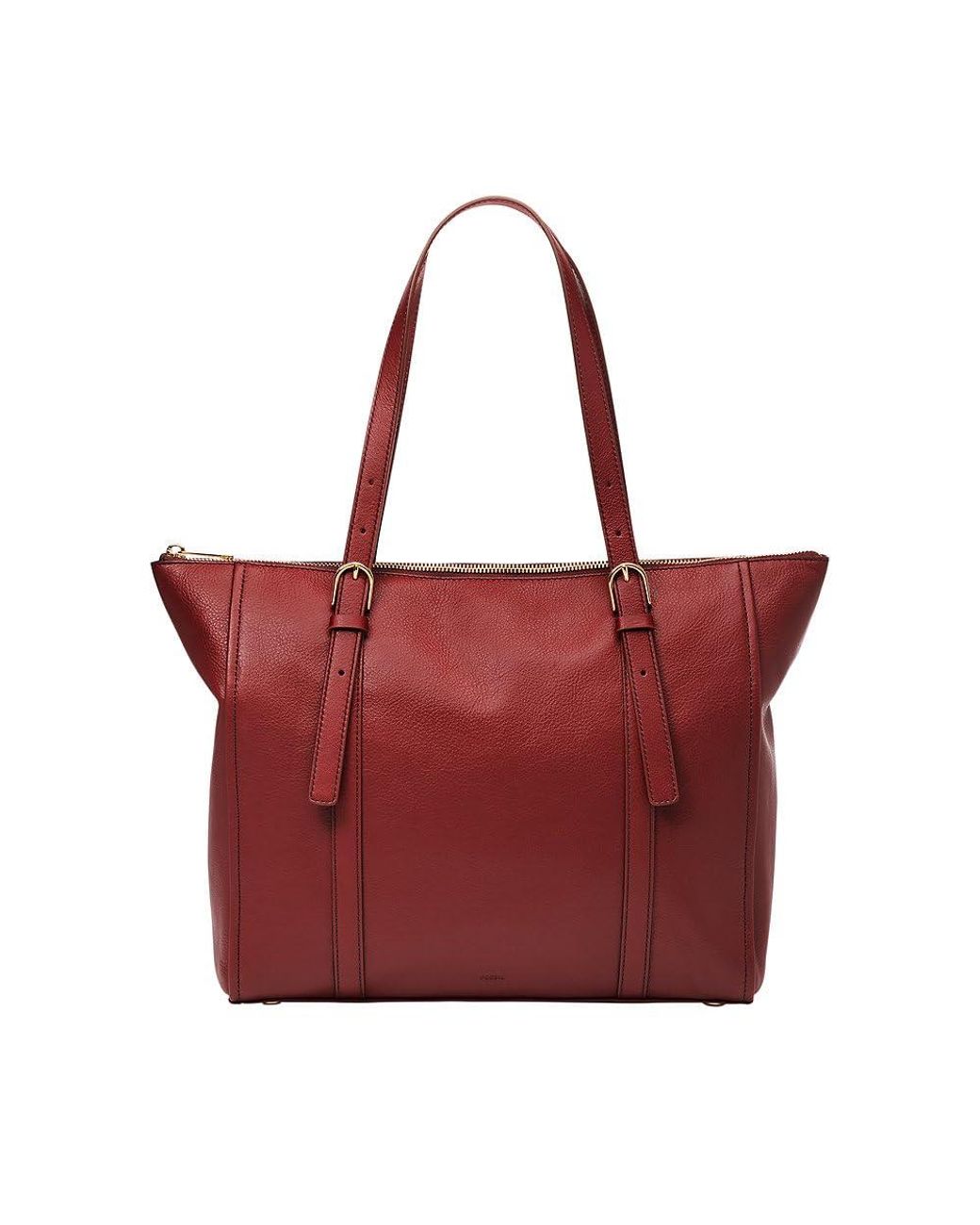 Fossil Carlie Tote in Red | Lyst UK
