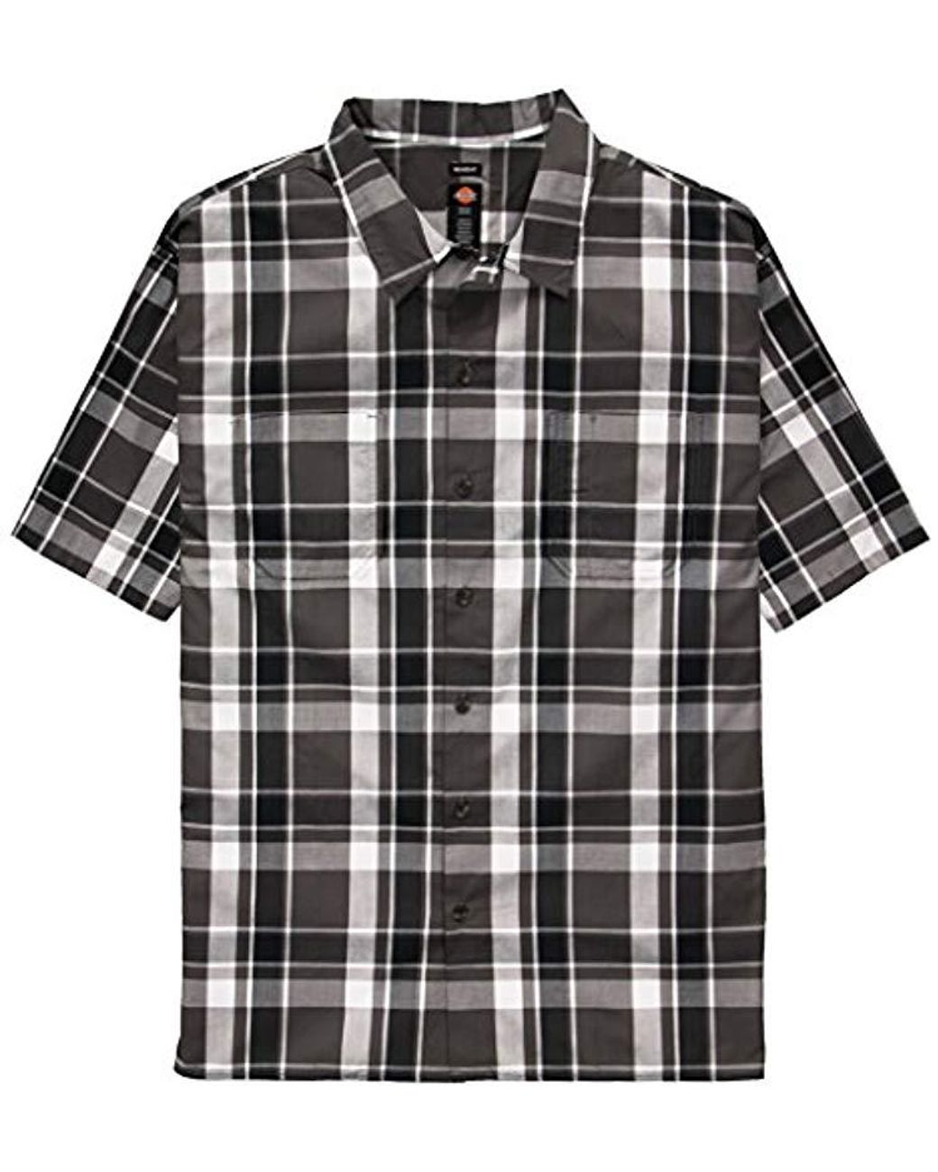 Dickies Yarn Dyed Short Sleeve Camp Shirt 6x Big-tall for Men | Lyst