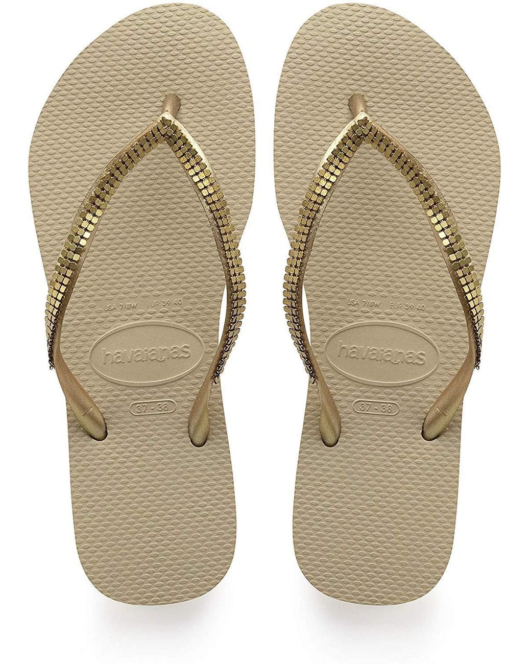 havaianas slim metal mesh