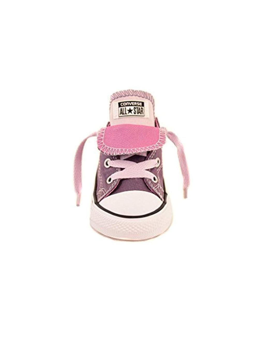 converse purple double tongue ox