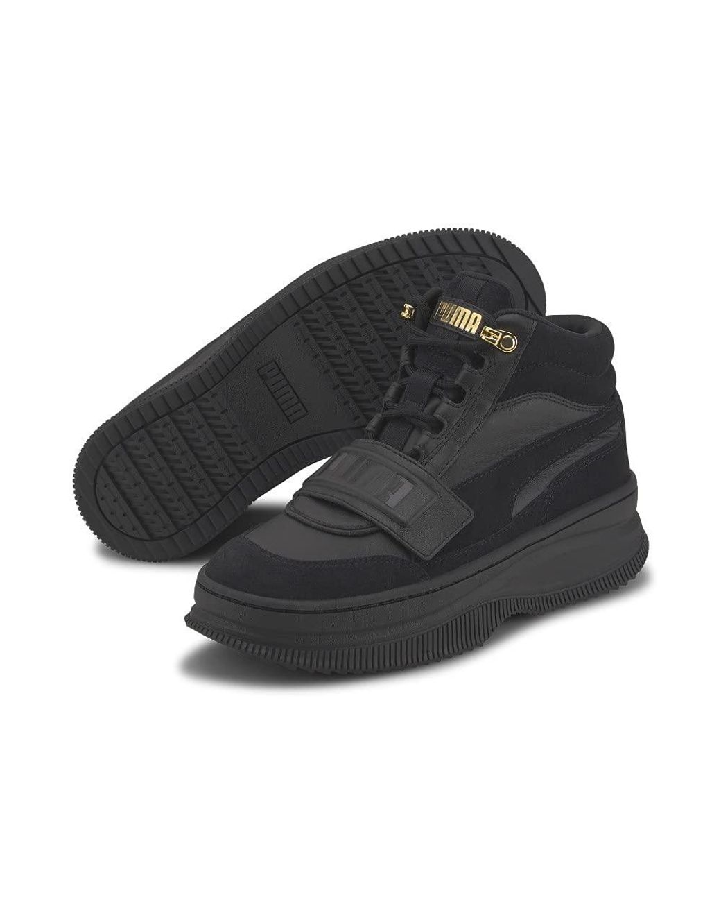 Baskets Mode Deva Boots Suede PUMA en coloris Noir - Lyst