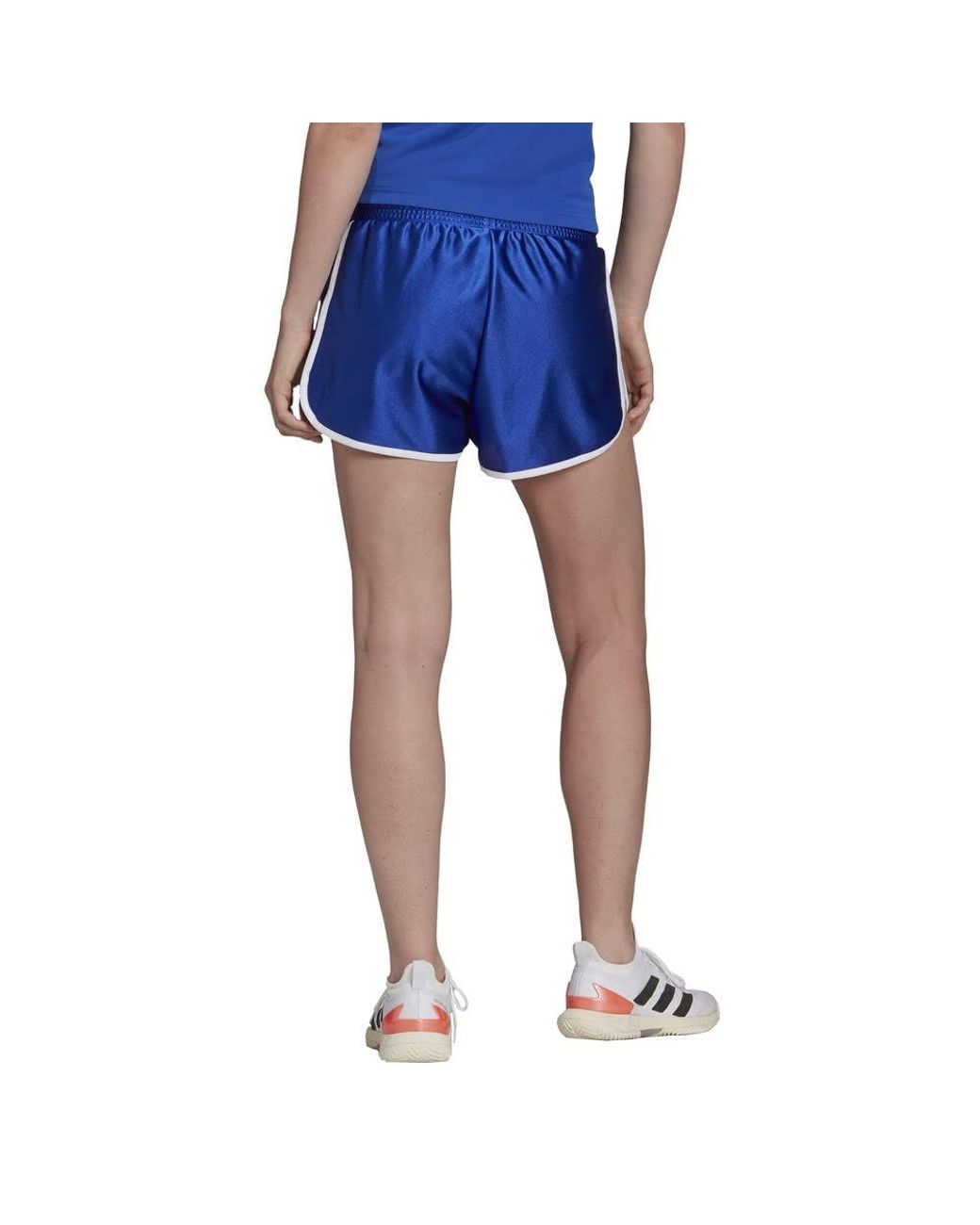 adidas Shorts Merk Model Club Short in het Blauw | Lyst NL