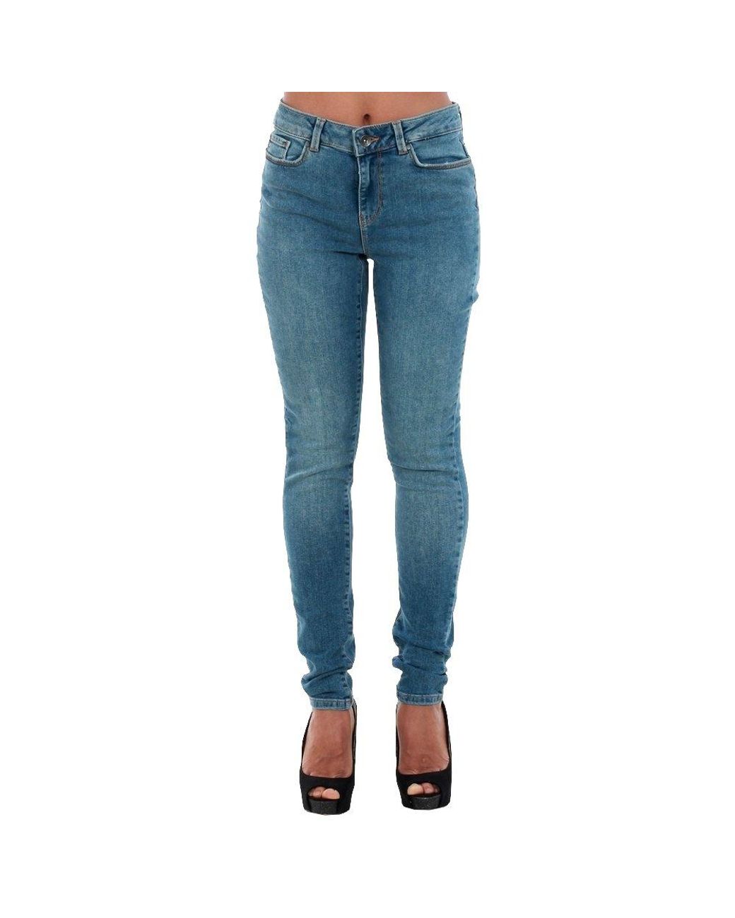 Vero Moda Denim Vmseven Nw Supslim Jeans Ba388 Noos Slim in Blue - Save 51%  - Lyst