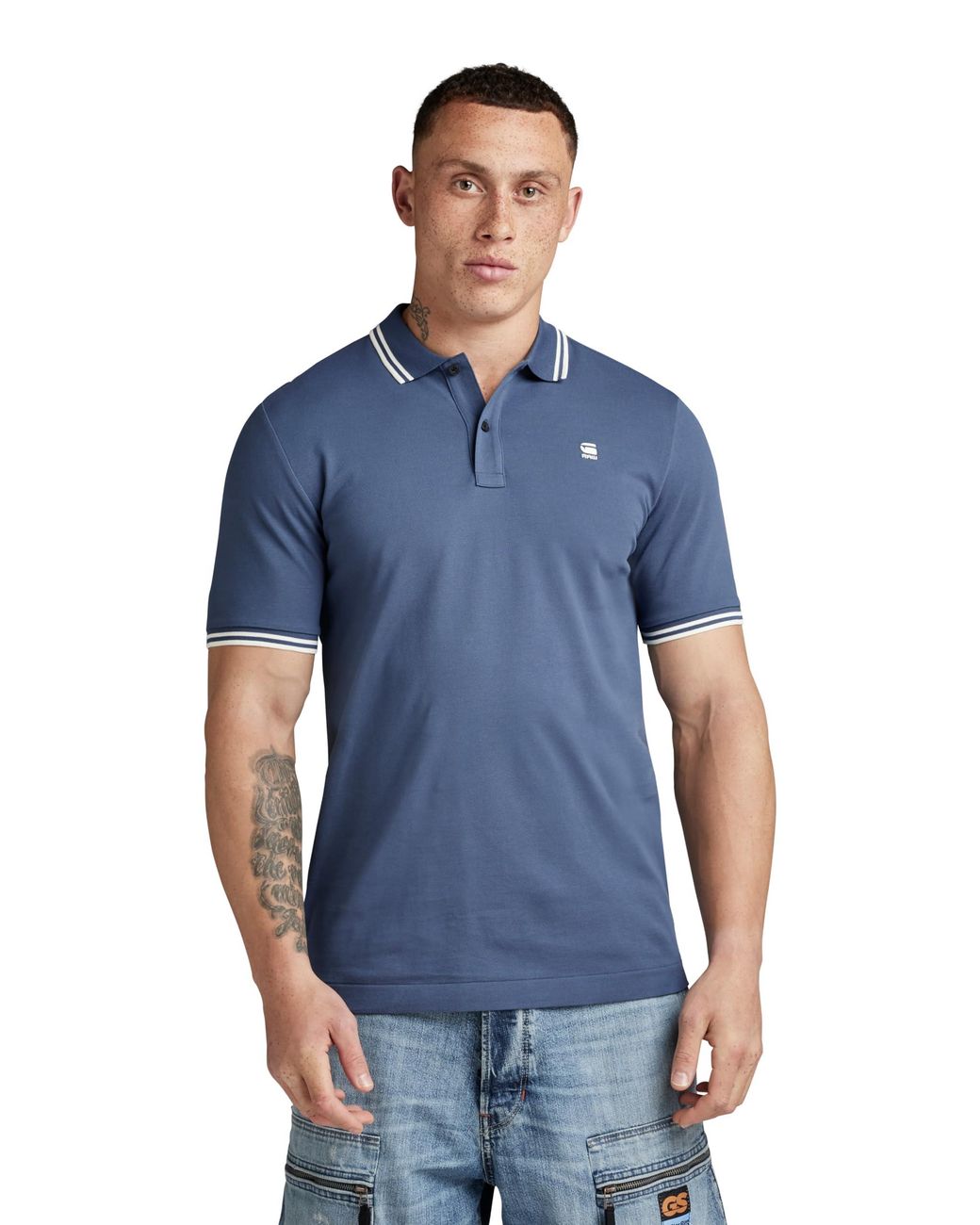 Dunda slim 2025 stripe polo