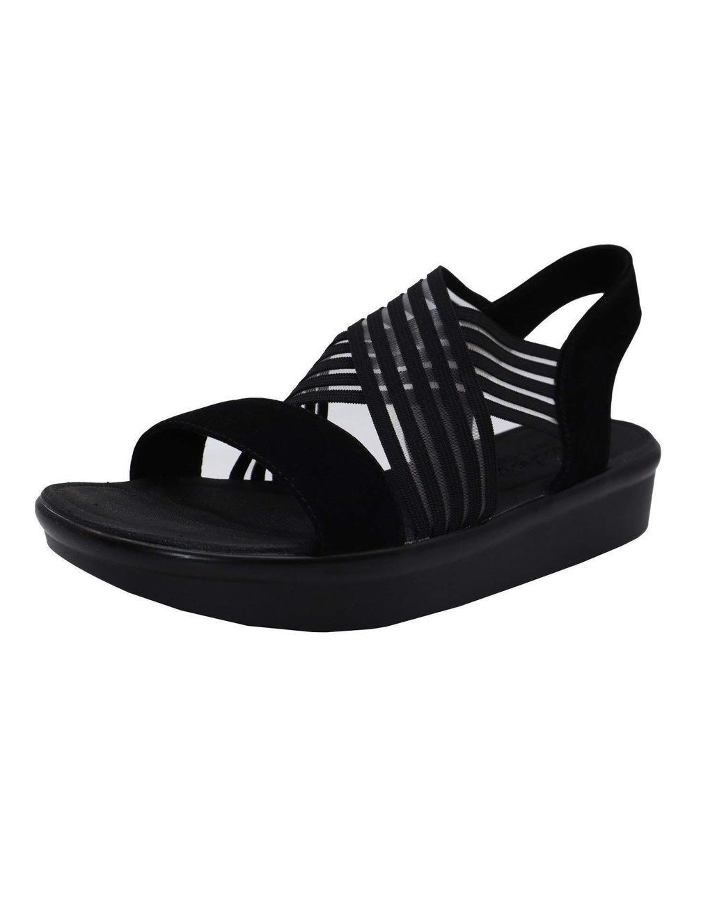 Skechers Bumblers-stop&stare Ankle Strap Sandals in Black/Black (Black ...