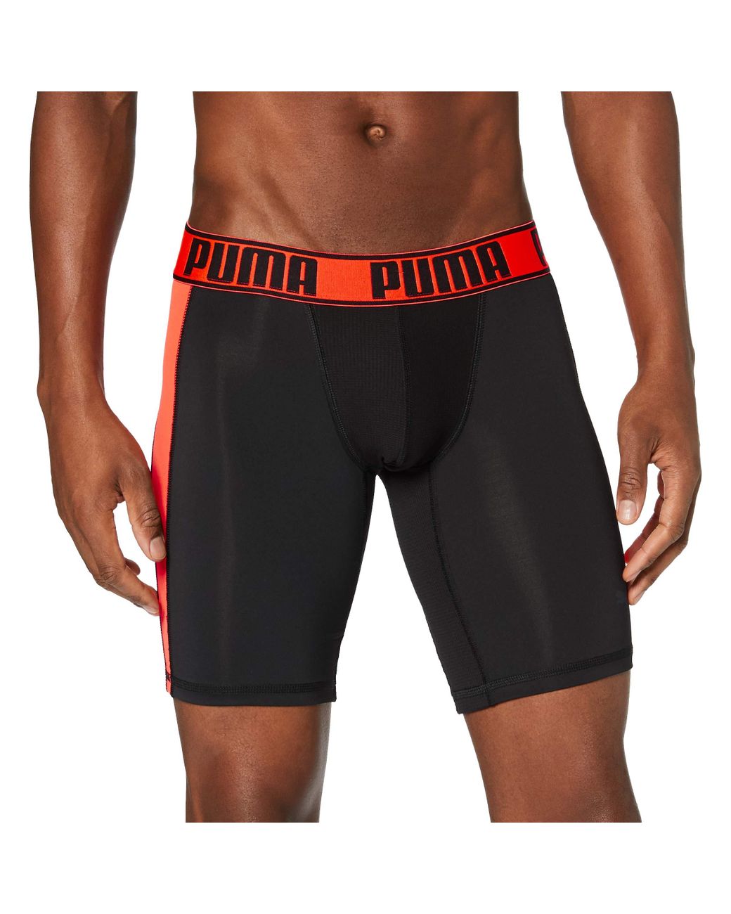 Active Long Boxer 1P Packed sous-vêtement de Sport PUMA pour homme en  coloris Orange | Lyst