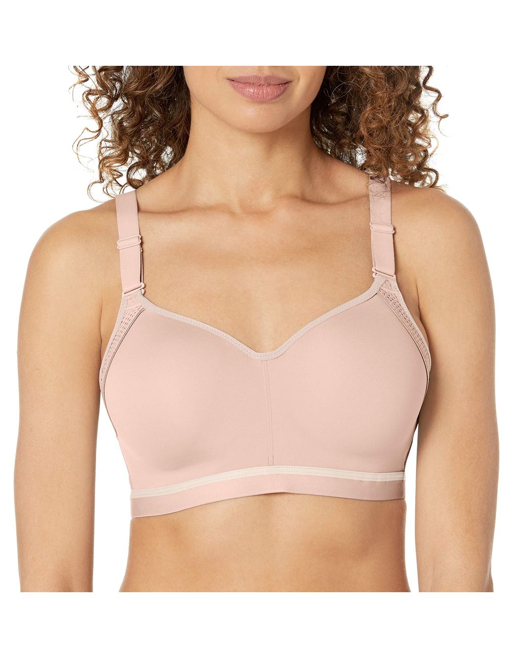 Wacoal Plus Size Sport Contour Underwire Bra in Pink - Lyst