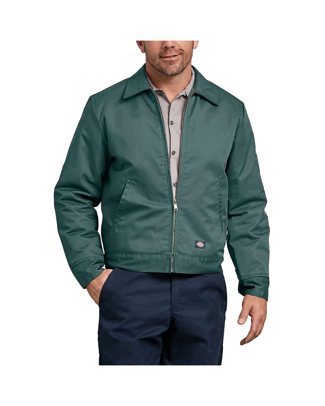 Dickies Synthetic Insulated Eisenhower Front-zip Jacket,lincoln Green ,x-large/regular,lincoln Green,x-large/regular for Men - Save 3% | Lyst