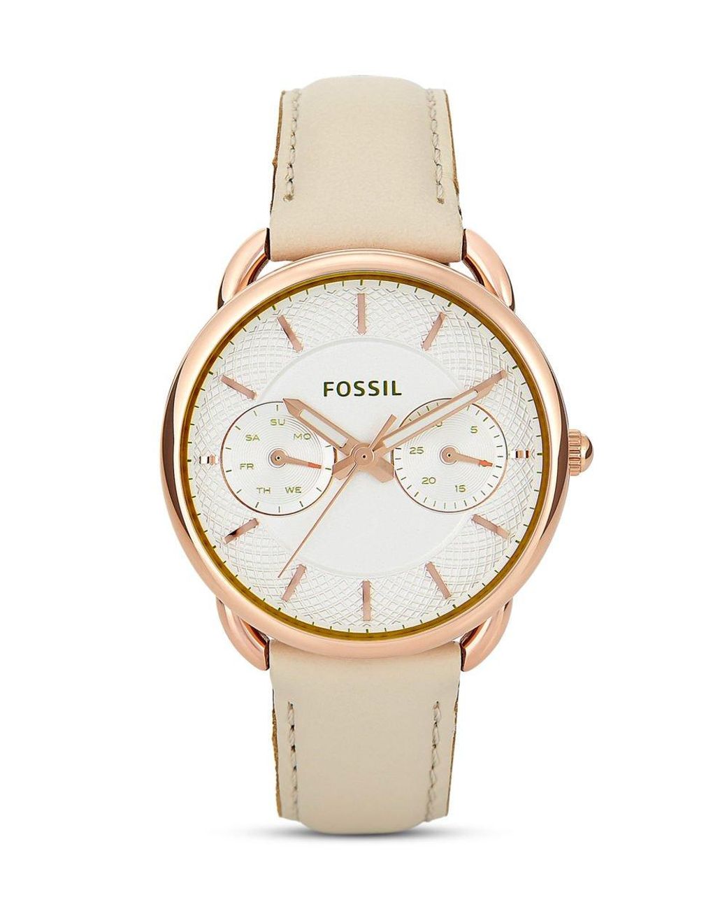 Fossil Es3954 Ladies Tailor Cream 